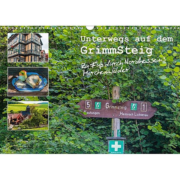 Unterwegs auf dem GrimmSteig - Zu Fuß durch Nordhessens Märchenwälder (Wandkalender 2023 DIN A3 quer), Thomas Bering
