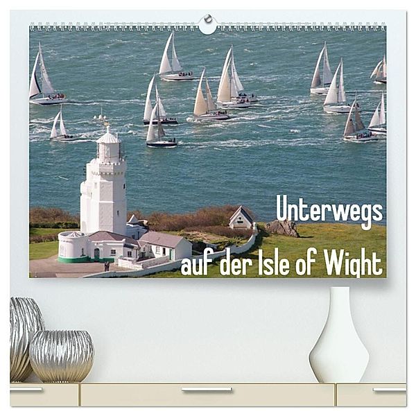 Unterwegs auf der Isle of Wight (hochwertiger Premium Wandkalender 2024 DIN A2 quer), Kunstdruck in Hochglanz, AnfineMa