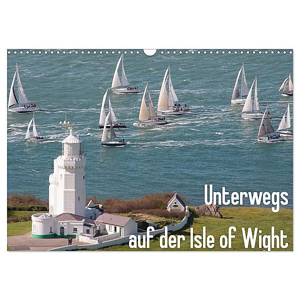 Unterwegs auf der Isle of Wight (Wandkalender 2024 DIN A3 quer), CALVENDO Monatskalender, AnfineMa