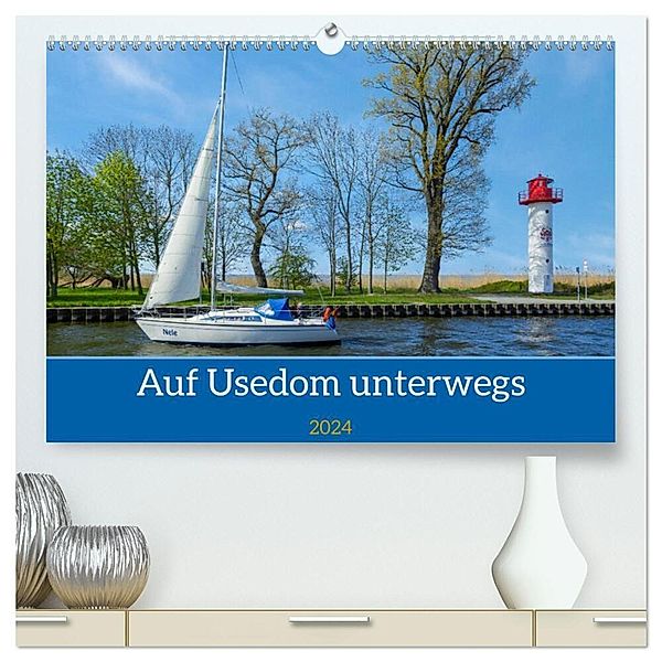 Unterwegs auf Usedom (hochwertiger Premium Wandkalender 2024 DIN A2 quer), Kunstdruck in Hochglanz, Christiane Kulisch
