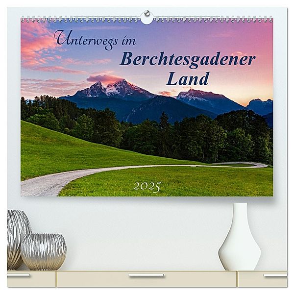 Unterwegs im Berchtesgadener Land 2025 (hochwertiger Premium Wandkalender 2025 DIN A2 quer), Kunstdruck in Hochglanz, Calvendo, Daniela Beyer (Moqui)