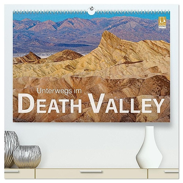 Unterwegs im Death Valley (hochwertiger Premium Wandkalender 2024 DIN A2 quer), Kunstdruck in Hochglanz, Dieter Wilczek