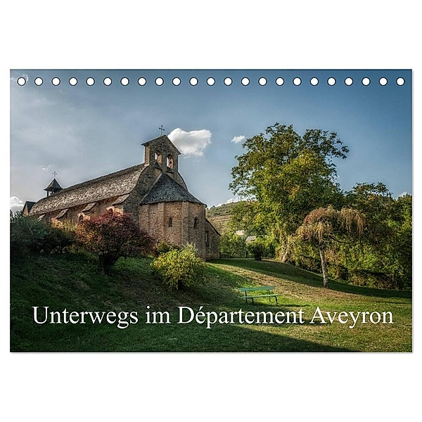 Unterwegs im Département Aveyron (Tischkalender 2024 DIN A5 quer), CALVENDO Monatskalender, Alain Gaymard