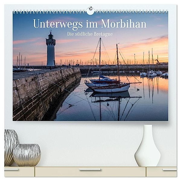 Unterwegs im Morbihan (hochwertiger Premium Wandkalender 2024 DIN A2 quer), Kunstdruck in Hochglanz, Klaus Hoffmann