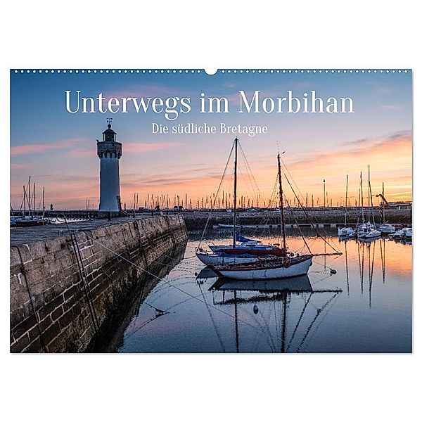 Unterwegs im Morbihan (Wandkalender 2024 DIN A2 quer), CALVENDO Monatskalender, Klaus Hoffmann