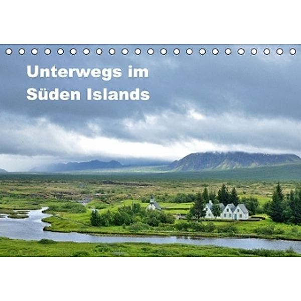 Unterwegs im Süden Islands (Tischkalender 2016 DIN A5 quer), André Krajnik