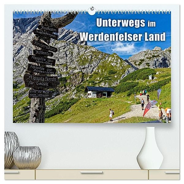 Unterwegs im Werdenfelser Land (hochwertiger Premium Wandkalender 2025 DIN A2 quer), Kunstdruck in Hochglanz, Calvendo, Dieter Wilczek