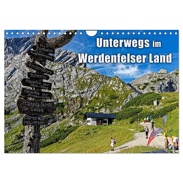 Unterwegs im Werdenfelser Land (Wandkalender 2024 DIN A4 quer), CALVENDO Monatskalender, Dieter Wilczek