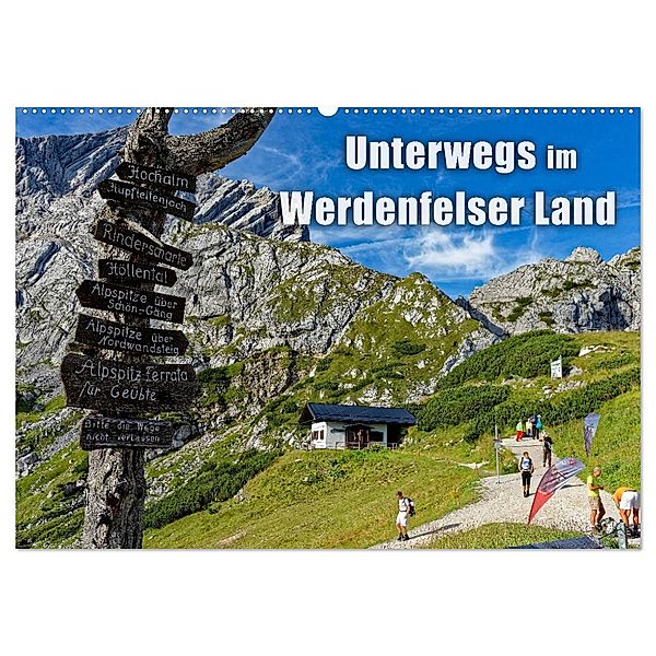 Unterwegs im Werdenfelser Land (Wandkalender 2025 DIN A2 quer), CALVENDO Monatskalender, Calvendo, Dieter Wilczek