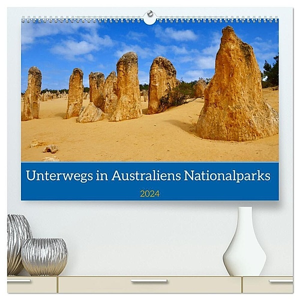 Unterwegs in Australiens Nationalparks (hochwertiger Premium Wandkalender 2024 DIN A2 quer), Kunstdruck in Hochglanz, Calvendo, Peggy Daum