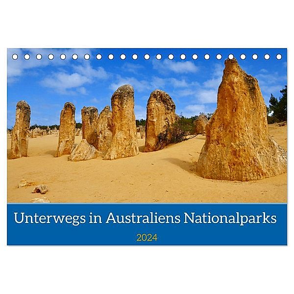 Unterwegs in Australiens Nationalparks (Tischkalender 2024 DIN A5 quer), CALVENDO Monatskalender, Calvendo, Peggy Daum