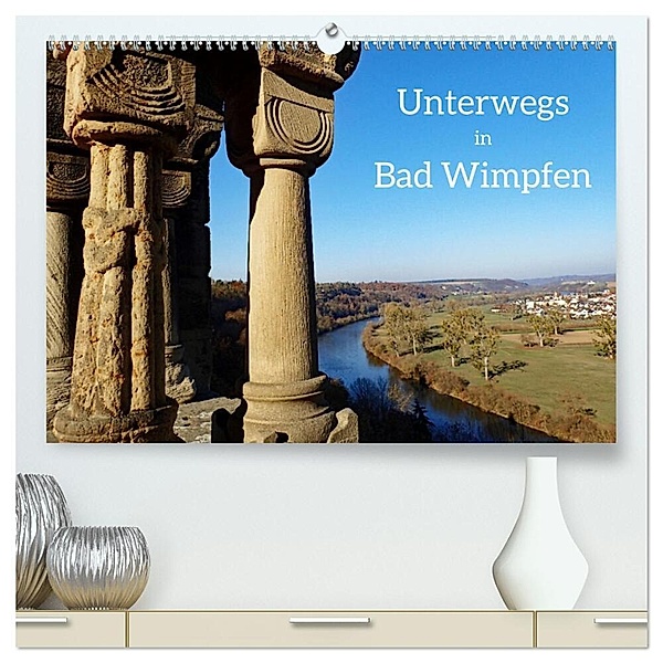 Unterwegs in Bad Wimpfen (hochwertiger Premium Wandkalender 2024 DIN A2 quer), Kunstdruck in Hochglanz, Ilona Andersen