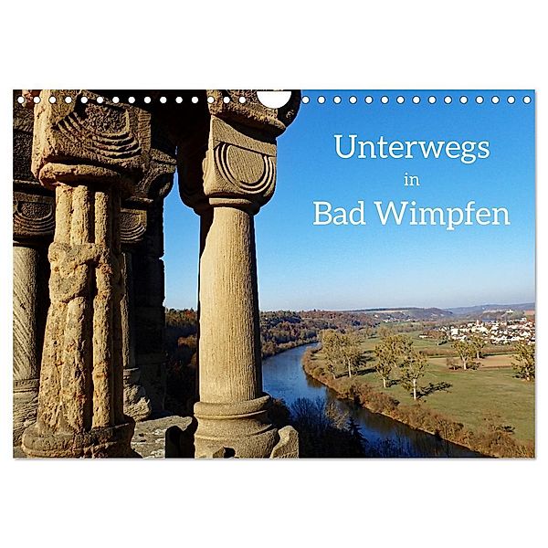 Unterwegs in Bad Wimpfen (Wandkalender 2024 DIN A4 quer), CALVENDO Monatskalender, Ilona Andersen