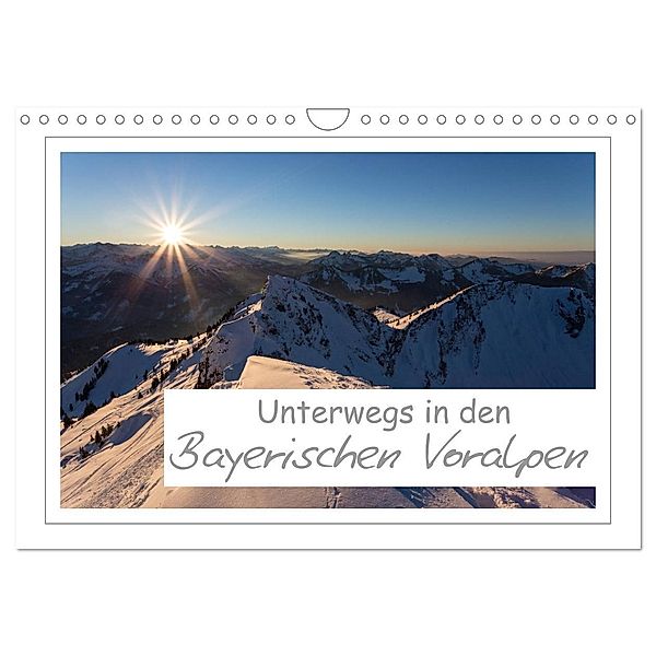 Unterwegs in den Bayerischen Voralpen (Wandkalender 2025 DIN A4 quer), CALVENDO Monatskalender, Calvendo, Andreas Vonzin