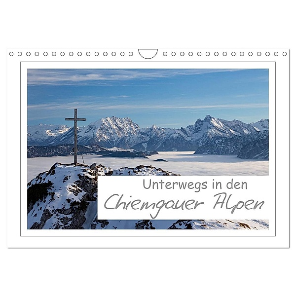 Unterwegs in den Chiemgauer Alpen (Wandkalender 2024 DIN A4 quer), CALVENDO Monatskalender, Andreas Vonzin