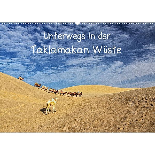 Unterwegs in der Taklamakan Wüste (Wandkalender 2023 DIN A2 quer), Annemarie Berlin