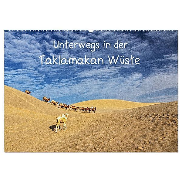 Unterwegs in der Taklamakan Wüste (Wandkalender 2024 DIN A2 quer), CALVENDO Monatskalender, Annemarie Berlin