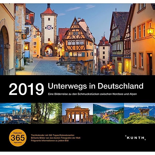 Unterwegs in Deutschland 2019, Tischkalender