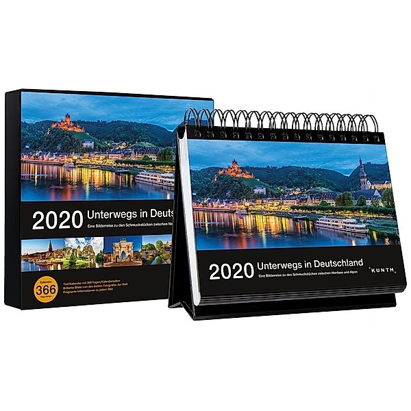 Unterwegs in Deutschland 2020, Tischkalender
