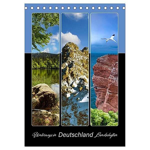 Unterwegs in Deutschland Landschaften (Tischkalender 2024 DIN A5 hoch), CALVENDO Monatskalender, Astrid Ziemer
