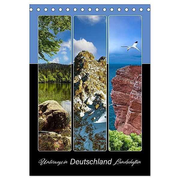 Unterwegs in Deutschland Landschaften (Tischkalender 2025 DIN A5 hoch), CALVENDO Monatskalender, Calvendo, Astrid Ziemer
