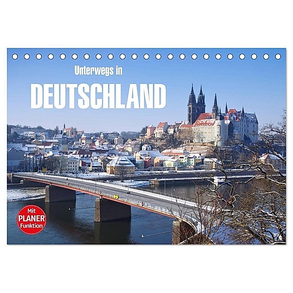 Unterwegs in Deutschland (Tischkalender 2024 DIN A5 quer), CALVENDO Monatskalender, LianeM