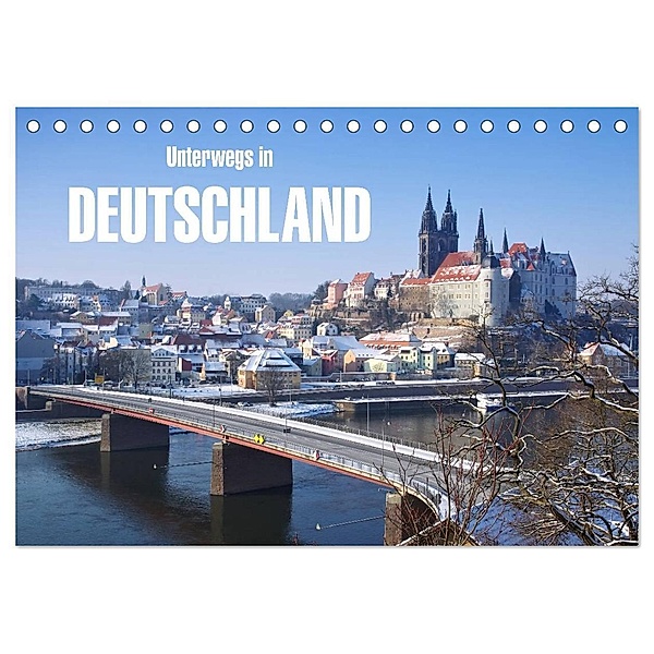 Unterwegs in Deutschland (Tischkalender 2024 DIN A5 quer), CALVENDO Monatskalender, LianeM