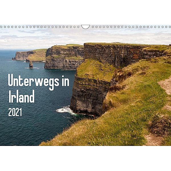 Unterwegs in Irland / CH-Version (Wandkalender 2021 DIN A3 quer), Daniela Scholz