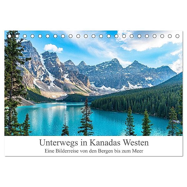 Unterwegs in Kanadas Westen (Tischkalender 2024 DIN A5 quer), CALVENDO Monatskalender, Lukas Proszowski
