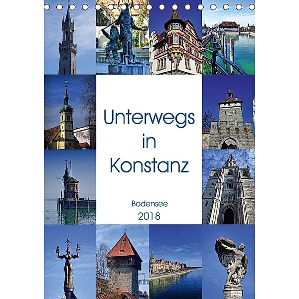 Unterwegs in Konstanz (Tischkalender 2018 DIN A5 hoch), Kattobello