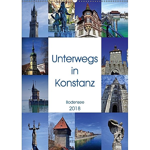 Unterwegs in Konstanz (Wandkalender 2018 DIN A2 hoch), Kattobello