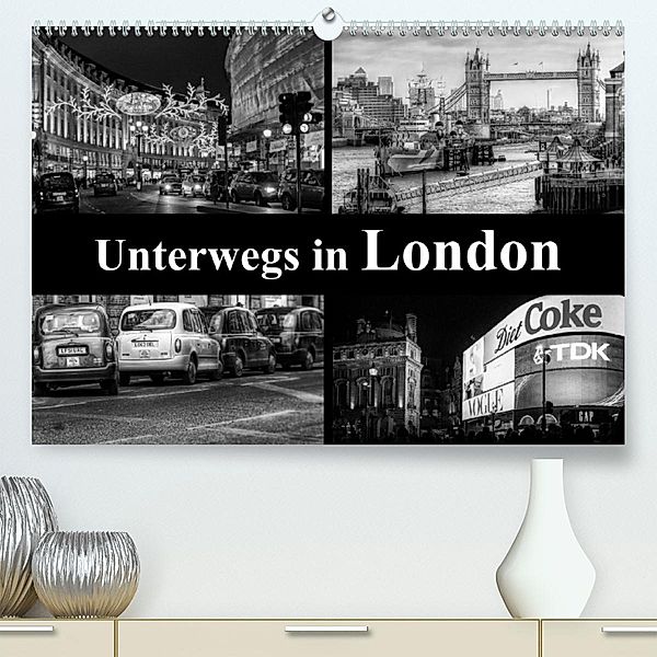 Unterwegs in London (Premium, hochwertiger DIN A2 Wandkalender 2023, Kunstdruck in Hochglanz), Carina Buchspies