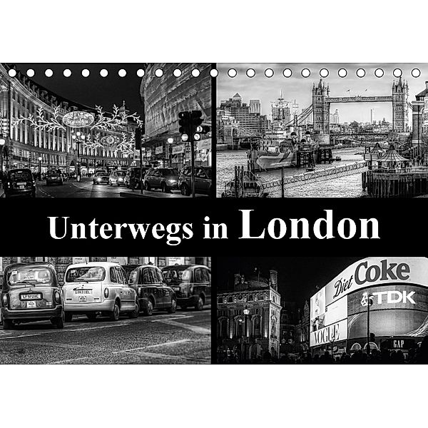 Unterwegs in London (Tischkalender 2018 DIN A5 quer), Carina Buchspies