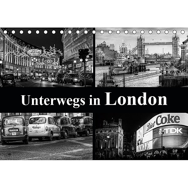 Unterwegs in London (Tischkalender 2019 DIN A5 quer), Carina Buchspies