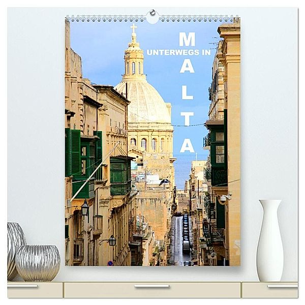 Unterwegs in Malta (hochwertiger Premium Wandkalender 2024 DIN A2 hoch), Kunstdruck in Hochglanz, Rabea Albilt