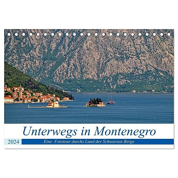 Unterwegs in Montenegro (Tischkalender 2024 DIN A5 quer), CALVENDO Monatskalender, Dejan Knezevic