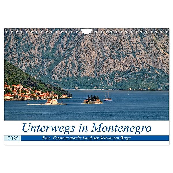 Unterwegs in Montenegro (Wandkalender 2025 DIN A4 quer), CALVENDO Monatskalender, Calvendo, Dejan Knezevic