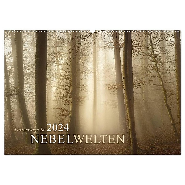 Unterwegs in Nebelwelten (Wandkalender 2024 DIN A2 quer), CALVENDO Monatskalender, Norbert Maier