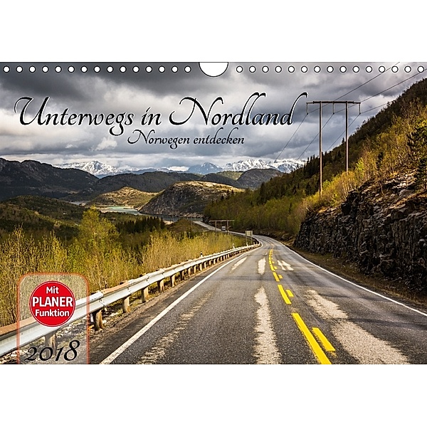Unterwegs in Nordland - Norwegen entdecken (Wandkalender 2018 DIN A4 quer), Marcel Wenk