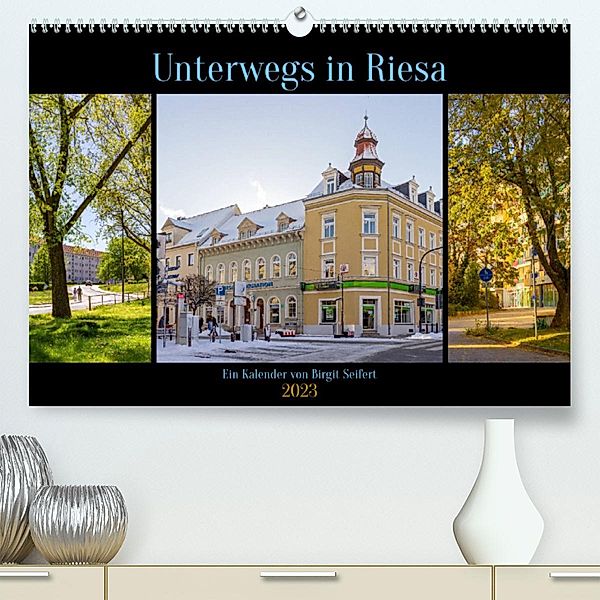 Unterwegs in Riesa (Premium, hochwertiger DIN A2 Wandkalender 2023, Kunstdruck in Hochglanz), Birgit Harriette Seifert