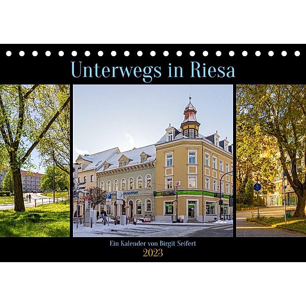 Unterwegs in Riesa (Tischkalender 2023 DIN A5 quer), Birgit Harriette Seifert