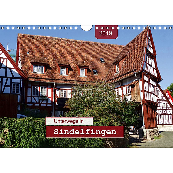 Unterwegs in Sindelfingen (Wandkalender 2019 DIN A4 quer), Angelika Keller