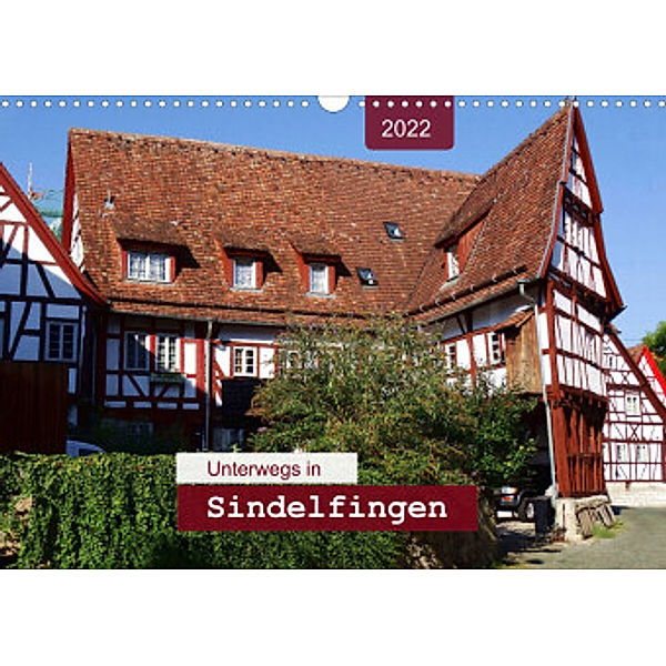 Unterwegs in Sindelfingen (Wandkalender 2022 DIN A3 quer), Angelika keller
