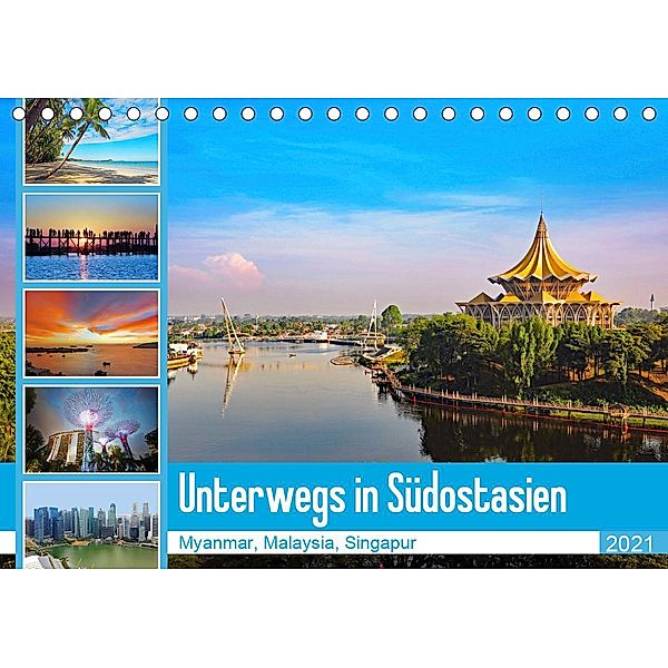 Unterwegs in Südostasien (Tischkalender 2021 DIN A5 quer), Klaus Eppele