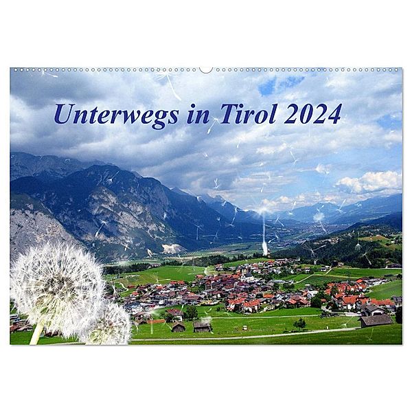 Unterwegs in Tirol (Wandkalender 2024 DIN A2 quer), CALVENDO Monatskalender, Gerdhold Müller