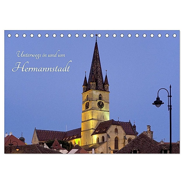 Unterwegs in und um Hermannstadt (Tischkalender 2024 DIN A5 quer), CALVENDO Monatskalender, Anneli Hegerfeld-Reckert