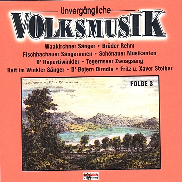 Unvergängliche Volksmusik Vol. 3, Diverse Interpreten
