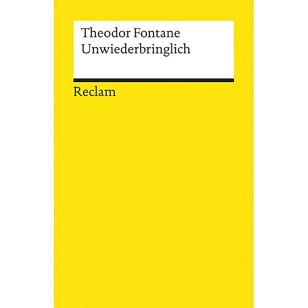 Unwiederbringlich, Theodor Fontane
