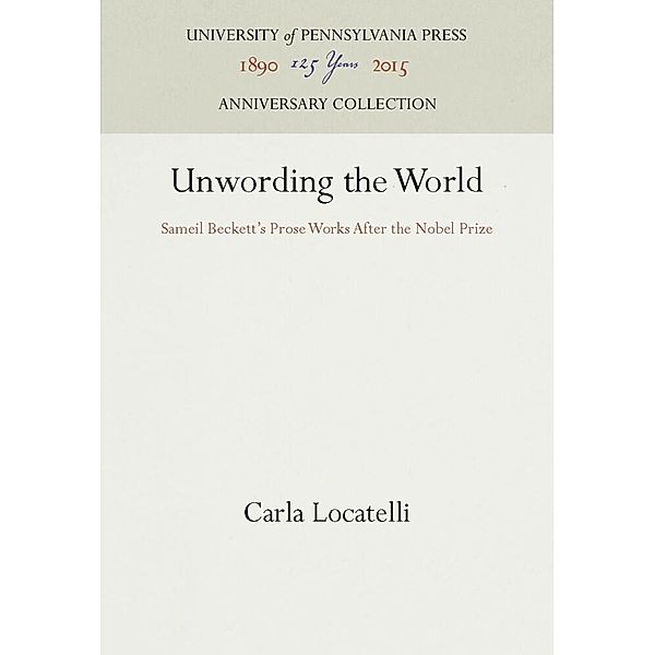 Unwording the World, Carla Locatelli