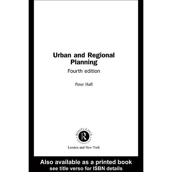 Urban and Regional Planning, Peter Hall